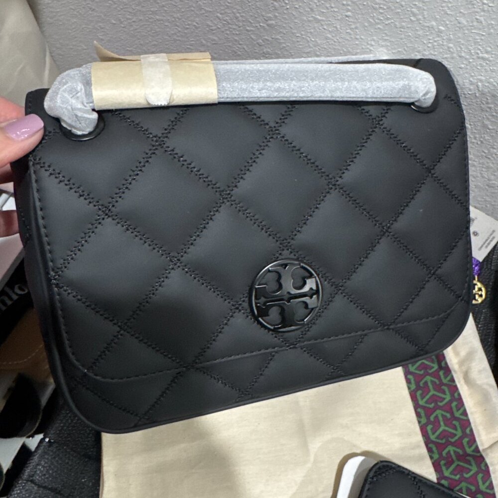 Tory Burch NWT Willa black Matte
